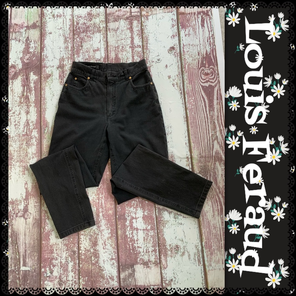 Louis Feraud black skinny jeans, size6